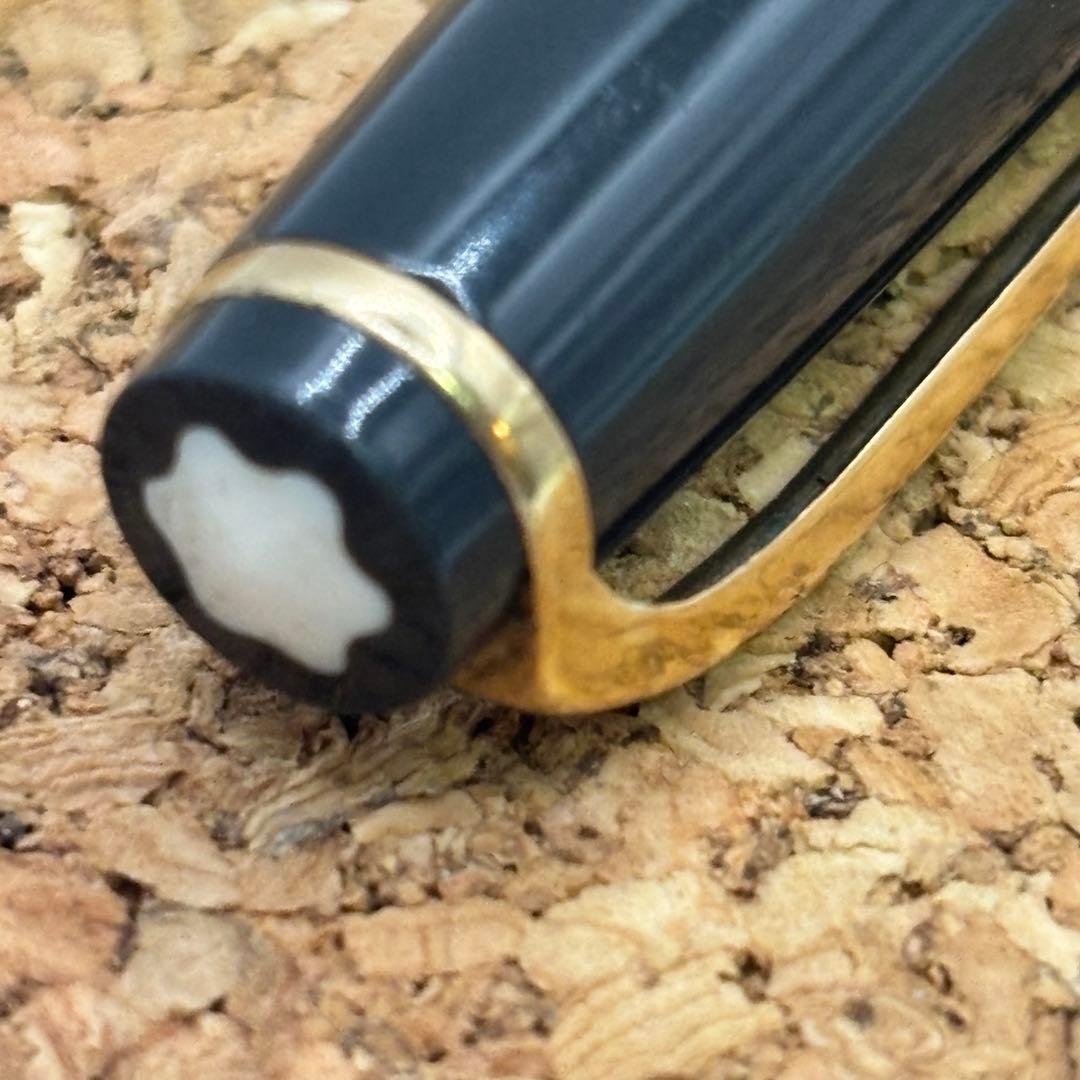 MONTBLANC 万年筆 No,24 青色インクビュー ブラック