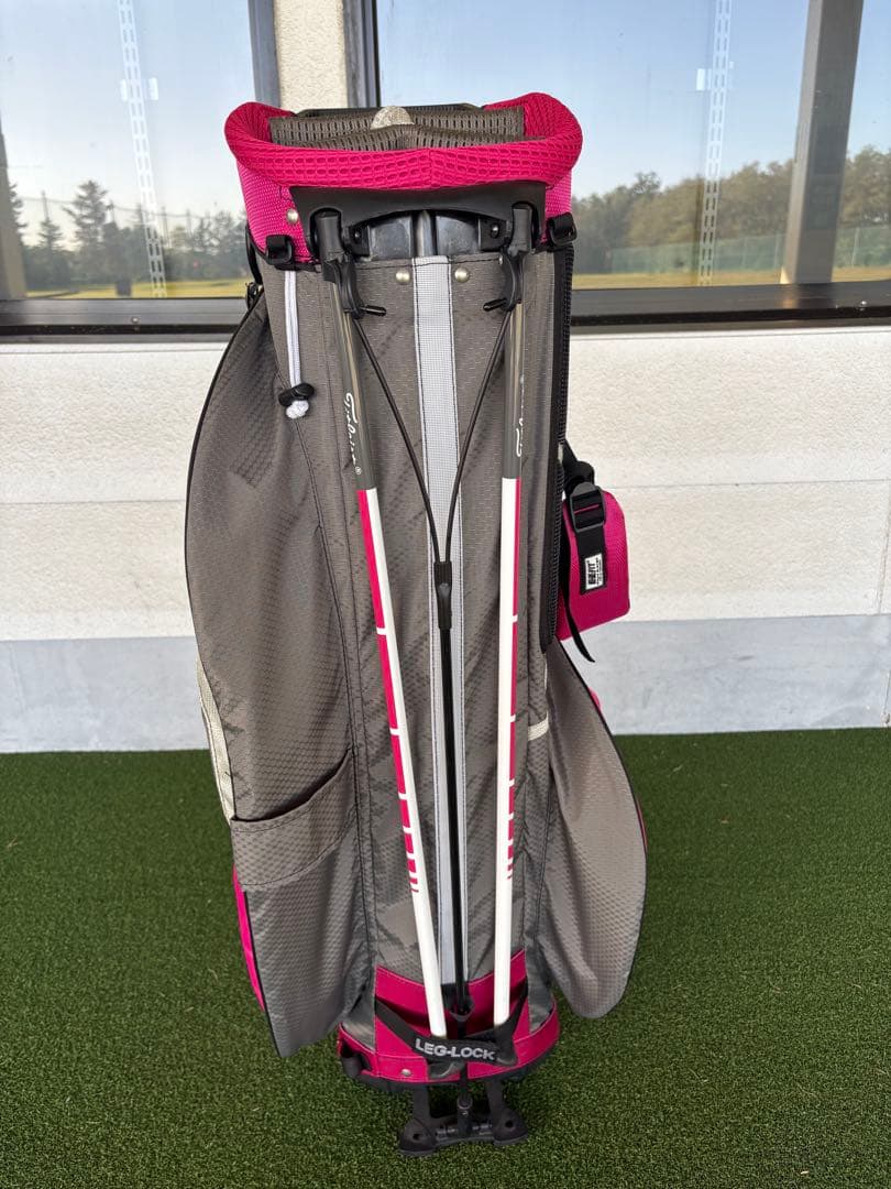 Titleist スタンドキャディバック　ピンク　中古美品