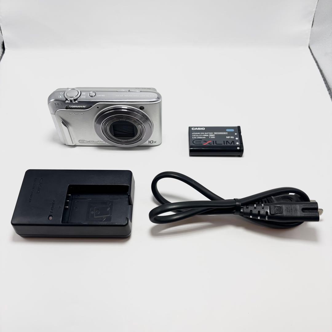 【美品】CASIO EXILIM EX-H15 シルバー デジタルカメラ