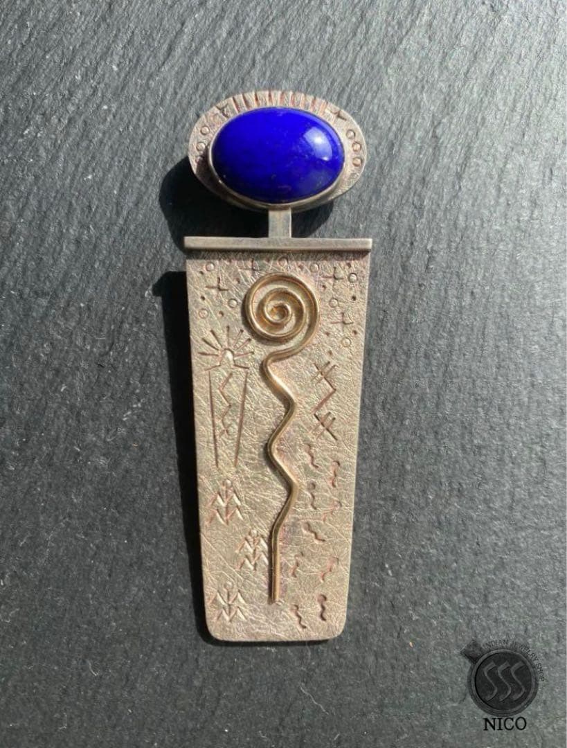 Myron panteah インディアンジュエリー ズニ族　ナバホ族