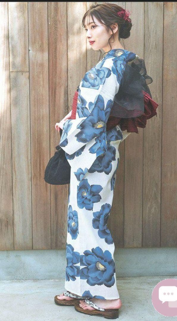 Dita 浴衣 湊色の幻想牡丹