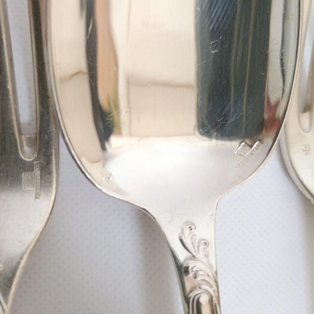 クリストフル CHRISTOFLE テーブルスプーン フォーク 6本 マルリー