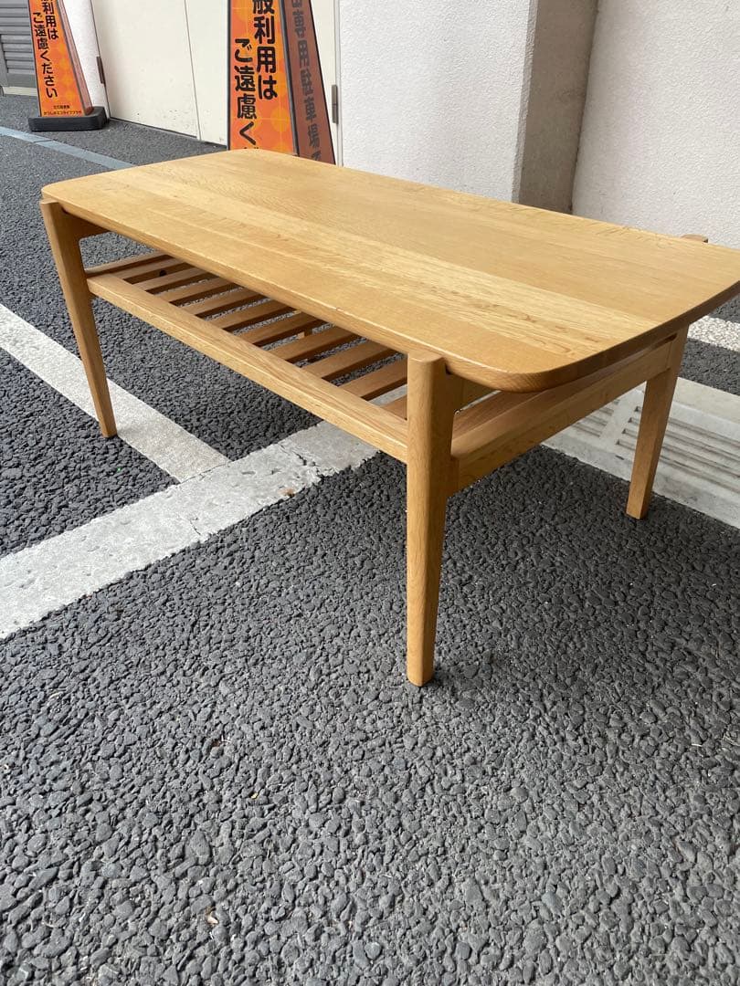希少品　KEYUCA ケユカ タビーローテーブル センターテーブル 無垢材