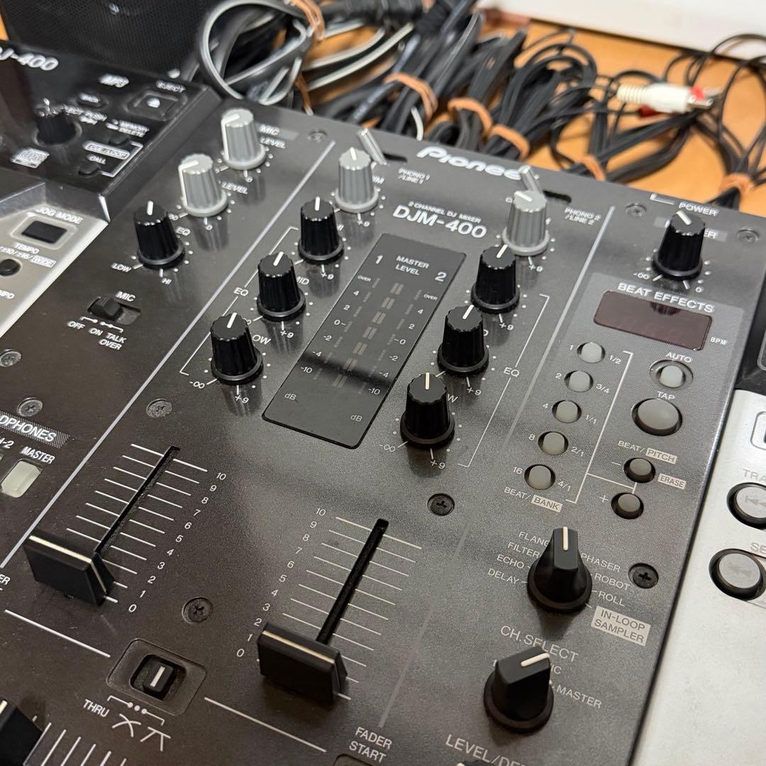 Pioneer パイオニア CDJ-400 x2 & DJM-400 セット