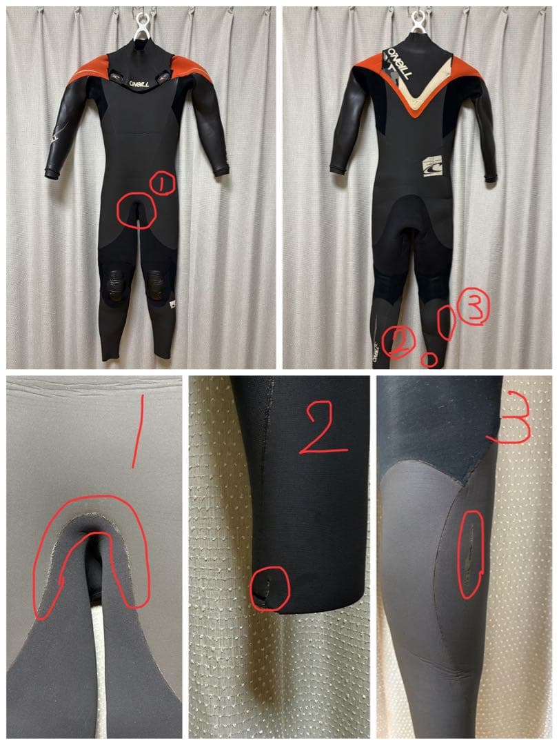 しーO'NEIL(オニール) 5×3mm セミドライ メンズ M