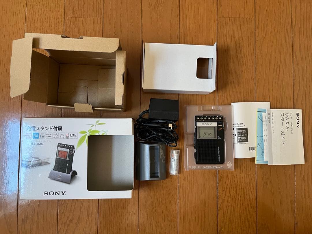 SONYポケットラジオ　ICF-R354MK FM AM シンセサイザーラジオ