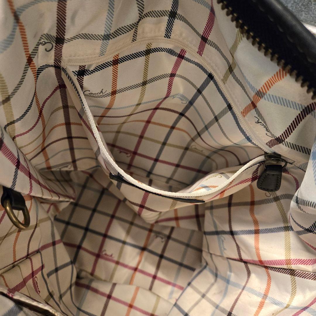 COACH オールド コーチ　ダッフル　ショルダーバッグ　バケツ型　レザー　黒