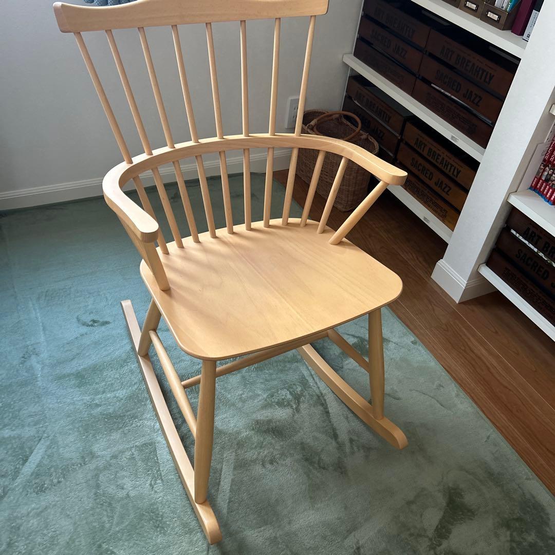 FDBモブラー デンマークデザイン J52G ロッキングチェア ナチュラル