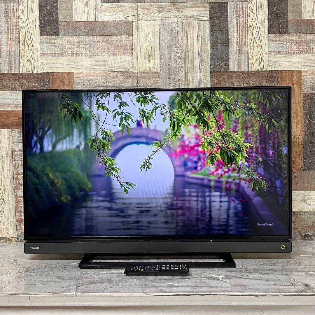 即日受渡❣️全国送料込東芝 40V型 液晶テレビREGZAゲームモード外付HDD