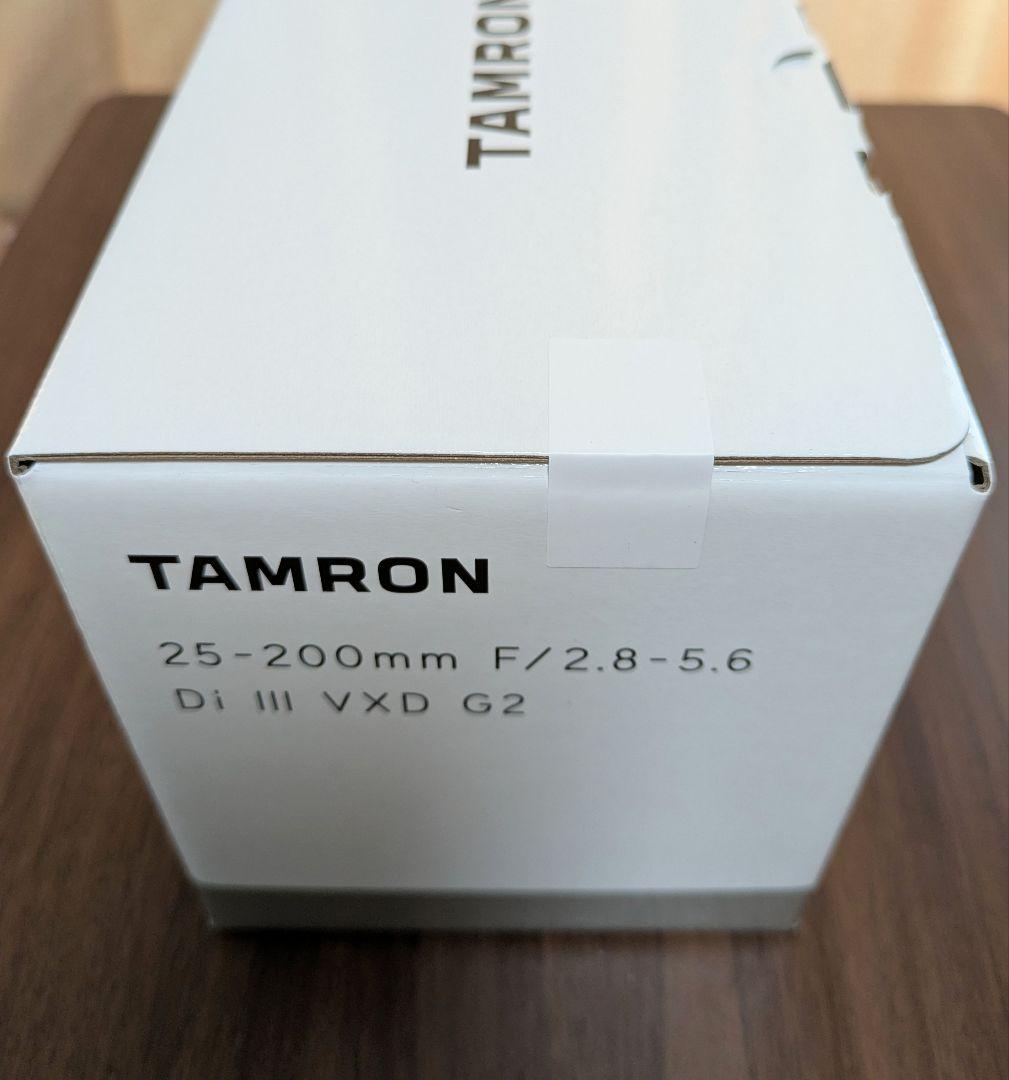 タムロン 25-200mm F2.8-5.6 G2【新品未開封】