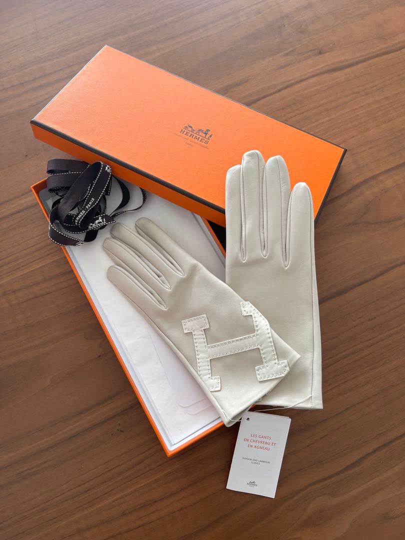 【新品未使用】HERMESエルメス 手袋 グローブ サイズ7