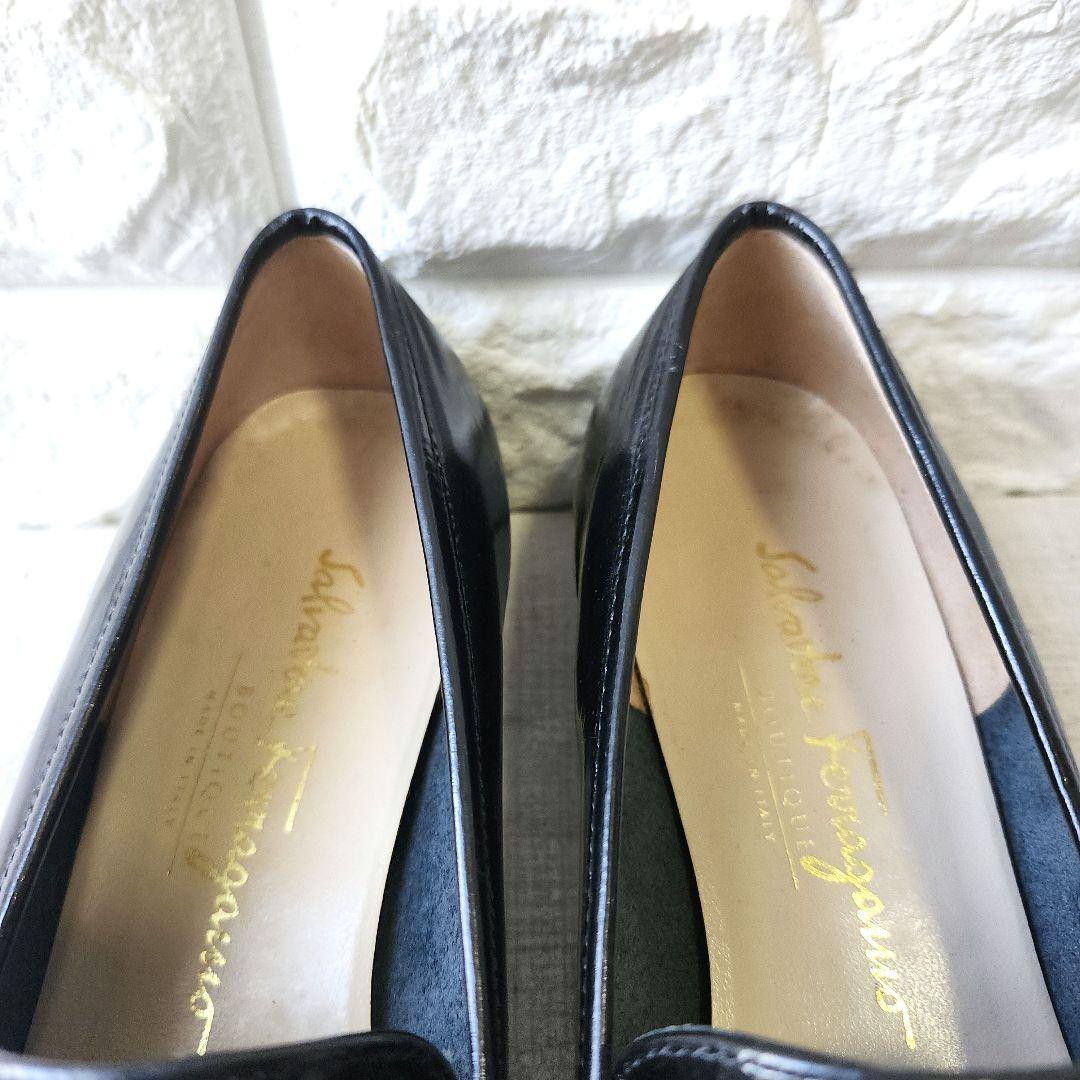 極美品 Salvatore Ferragamo✨ローファー ヴァラ エナメル