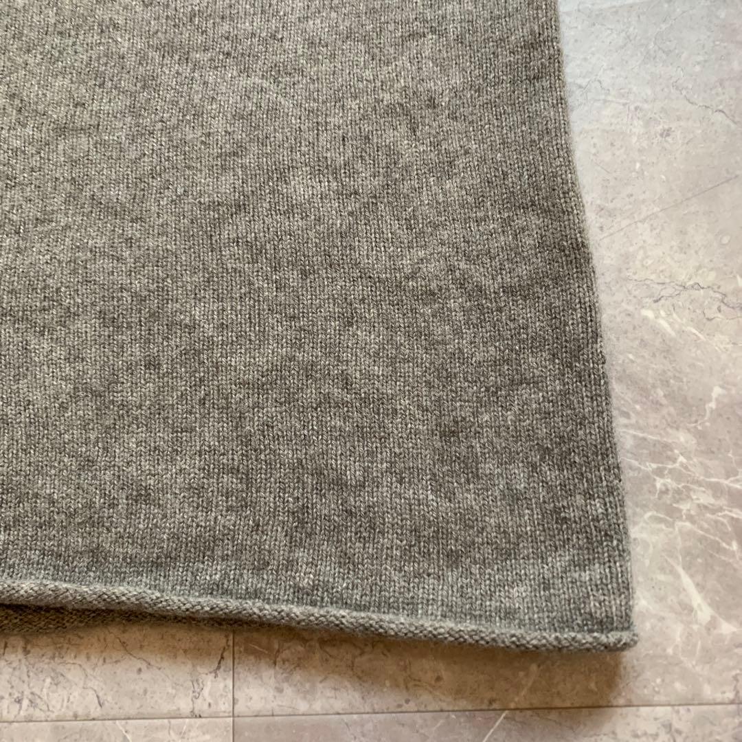 evam eva vie カシミヤ2wayストール　スヌード　モカ　美品