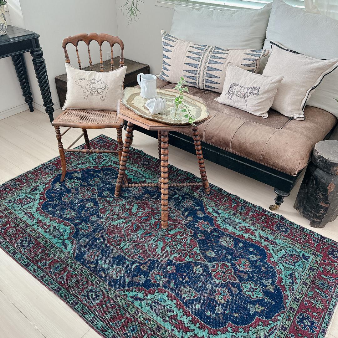 0938 トルコ ヴィンテージラグA107