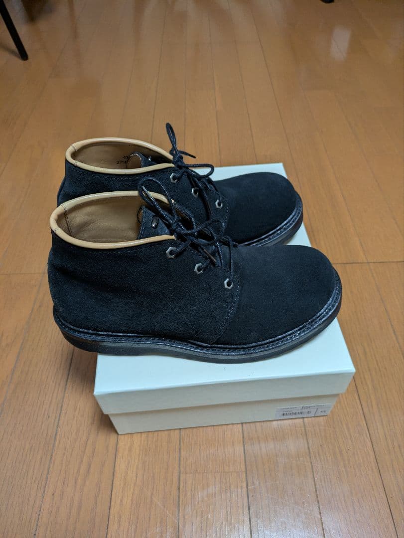 靴 OUR LEGACY CHUKKA BOOT DIM BLACK 43