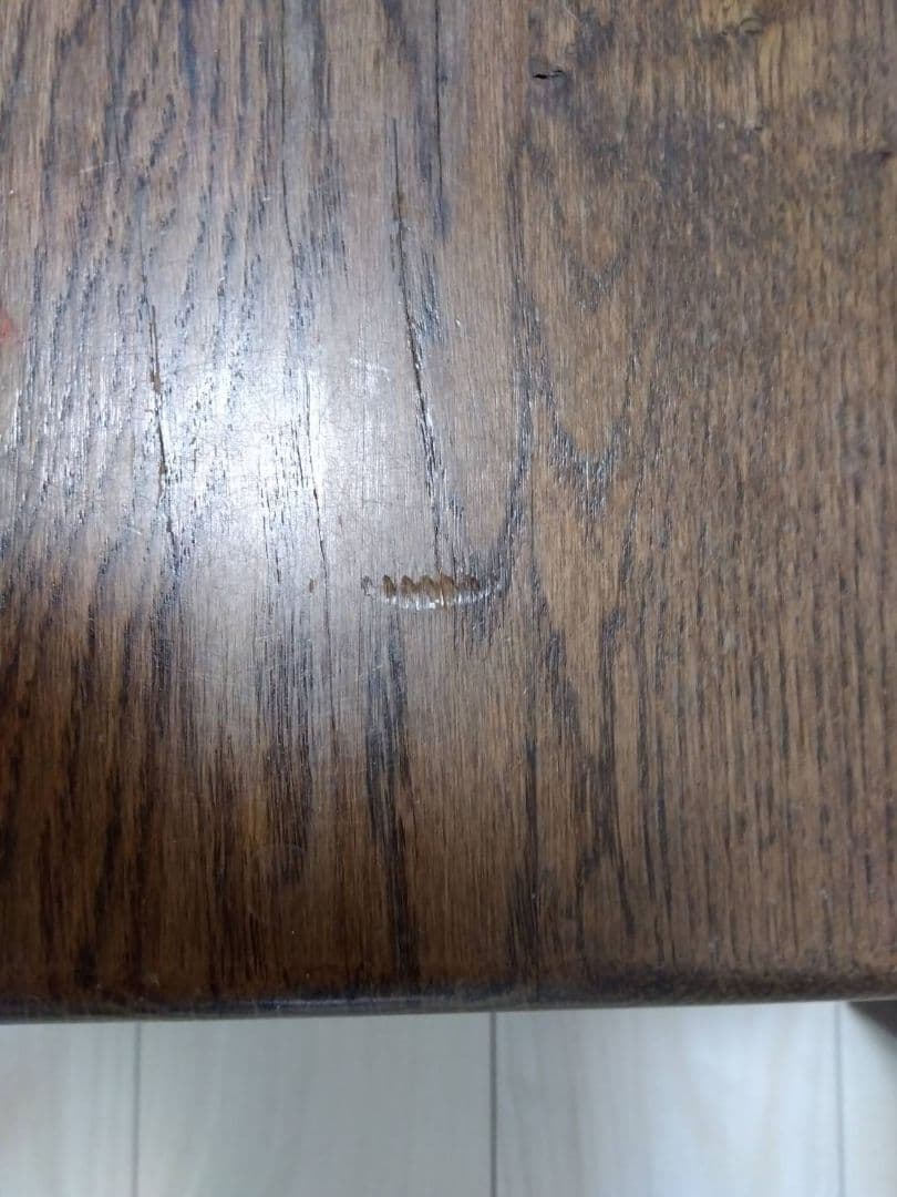 オランダ製　木製ネストテーブル 3段セット ダークブラウン