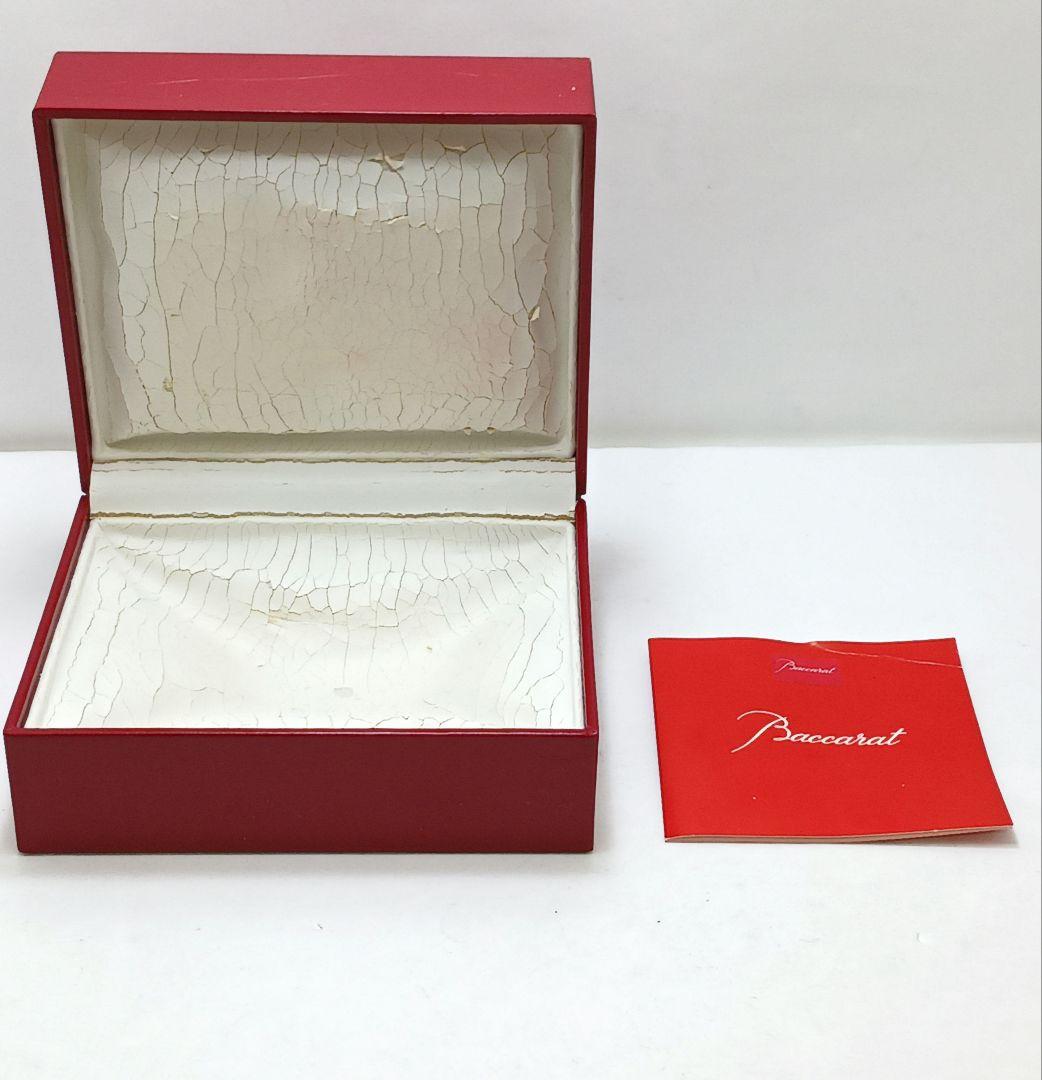 Y2285-3 バカラ ザンザン ハート 赤 レッド ペーパーウェイト 箱付