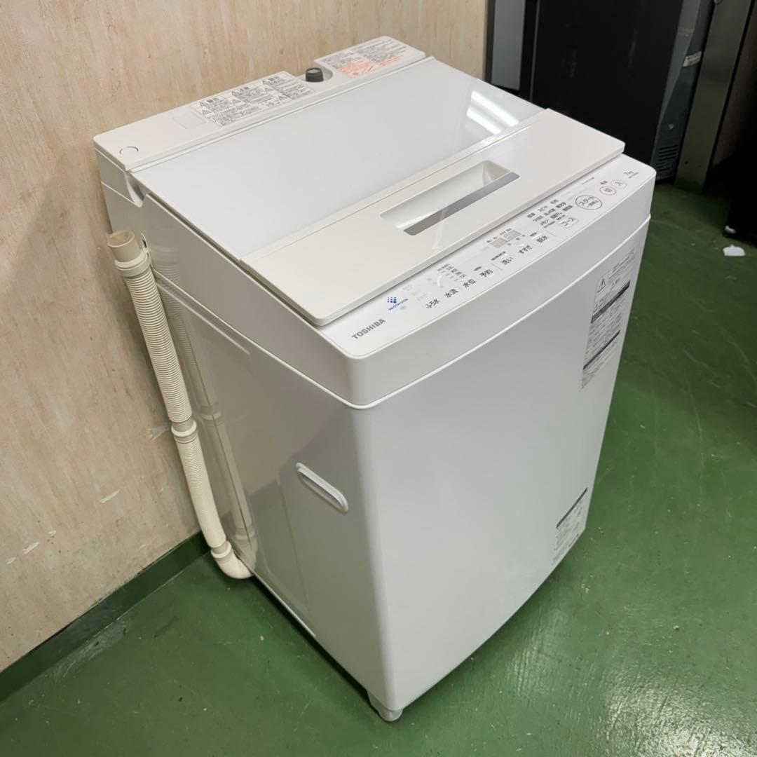 107 洗濯機　容量7kg 一人暮らし　インバーター搭載　美品　冷蔵庫も有