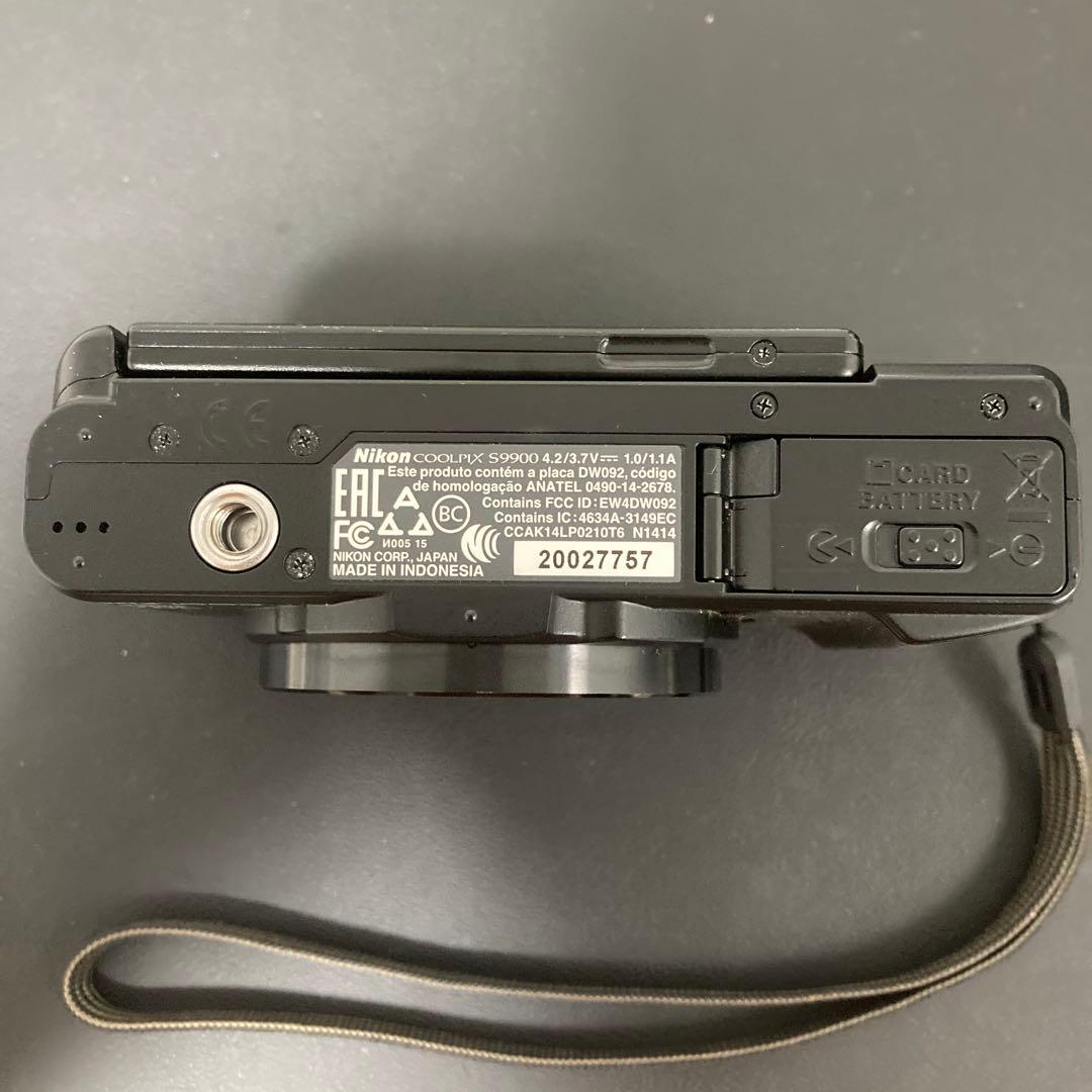 動作確認済　Nikon COOLPIX S9900 30X ブラック　電池あり