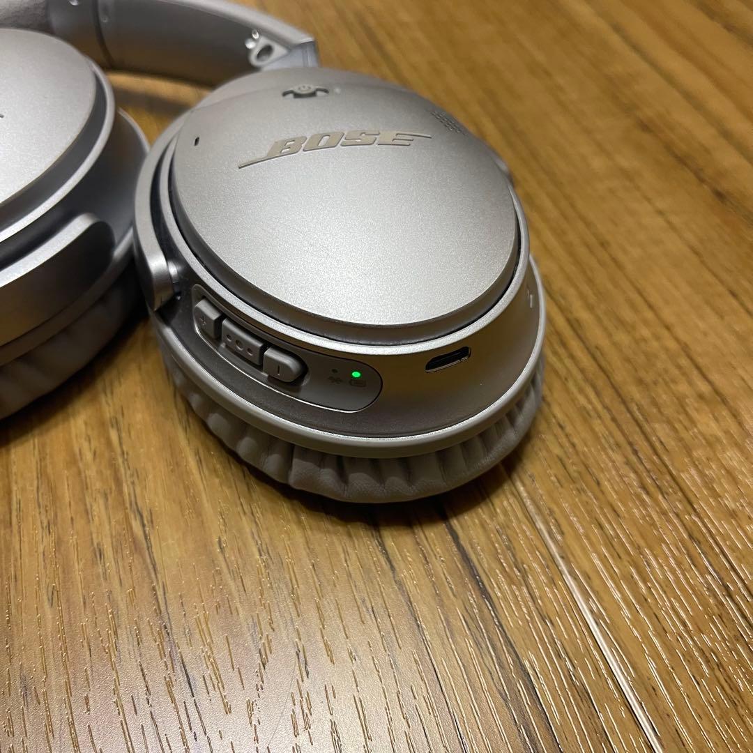 美品！完備品BOSE QUIETCOMFORT35 ll シルバーヘッドホン