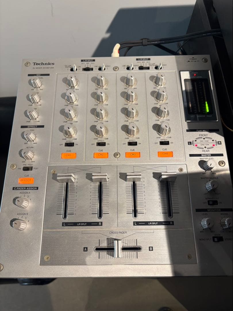 Technics　SH-MZ1200　DJミキサー　4ch　動作確認済み