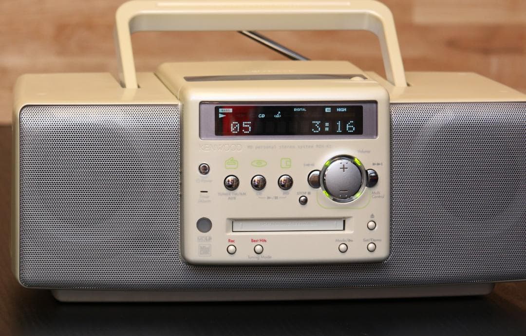 KENWOOD MDX-K1 CD/MD/TUNER コンポ ラジカセ 極美品