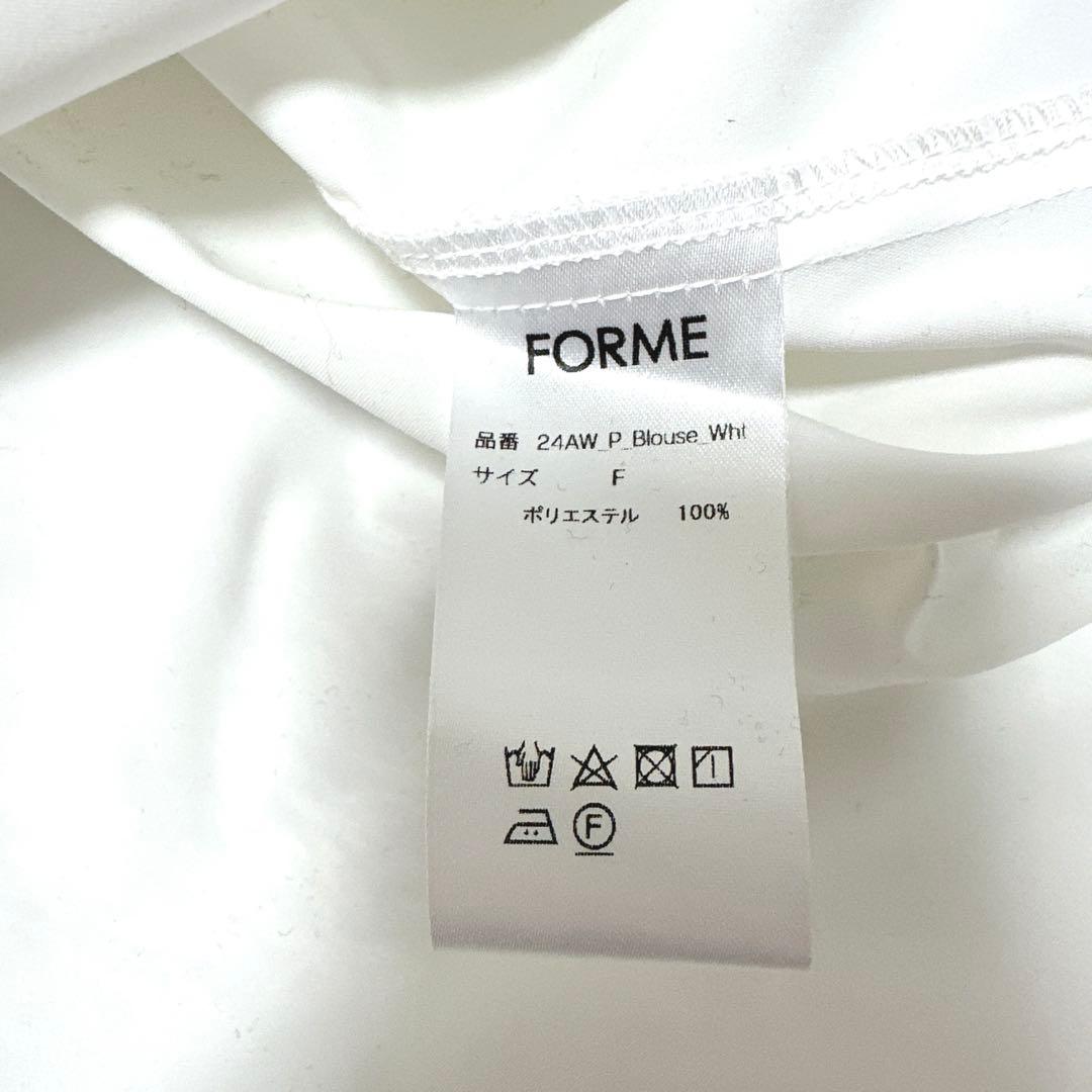 未使用級FORME プリーツブラウス　東原亜希×金子綾コラボ