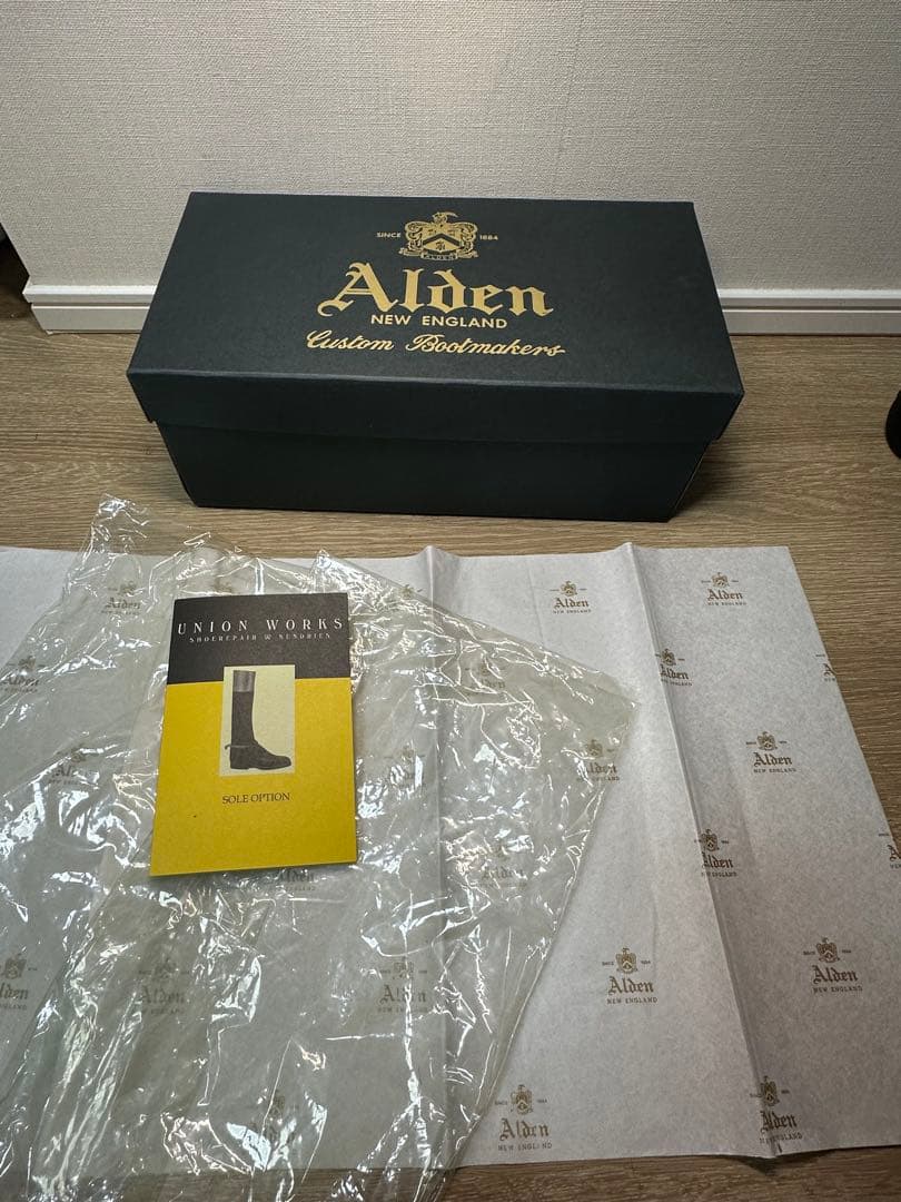 【専用】Alden Vチップ　LeatherSoul ブラウン　8 1/2