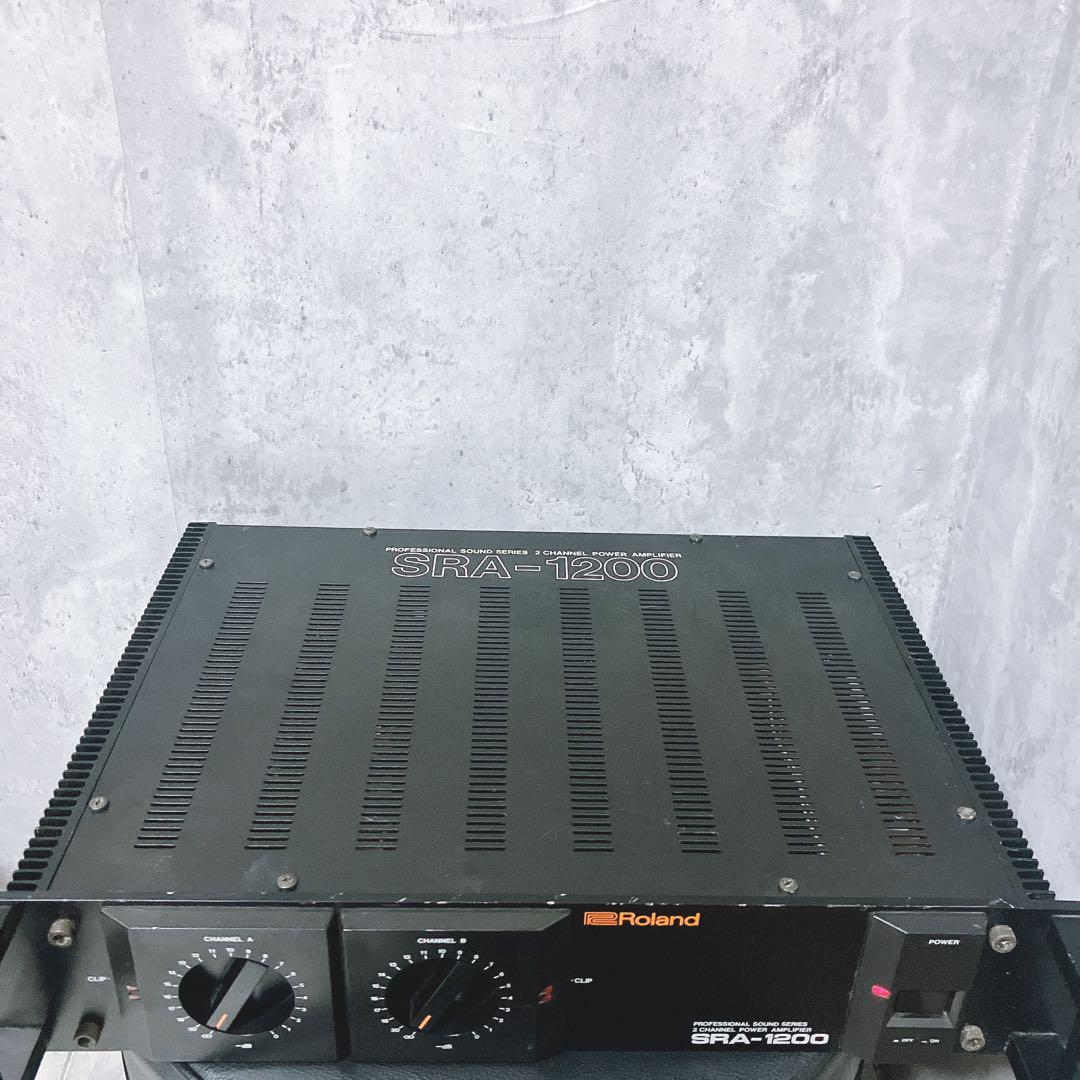 【希少】Roland SRA-1200 パワーアンプ￼ローランドテック