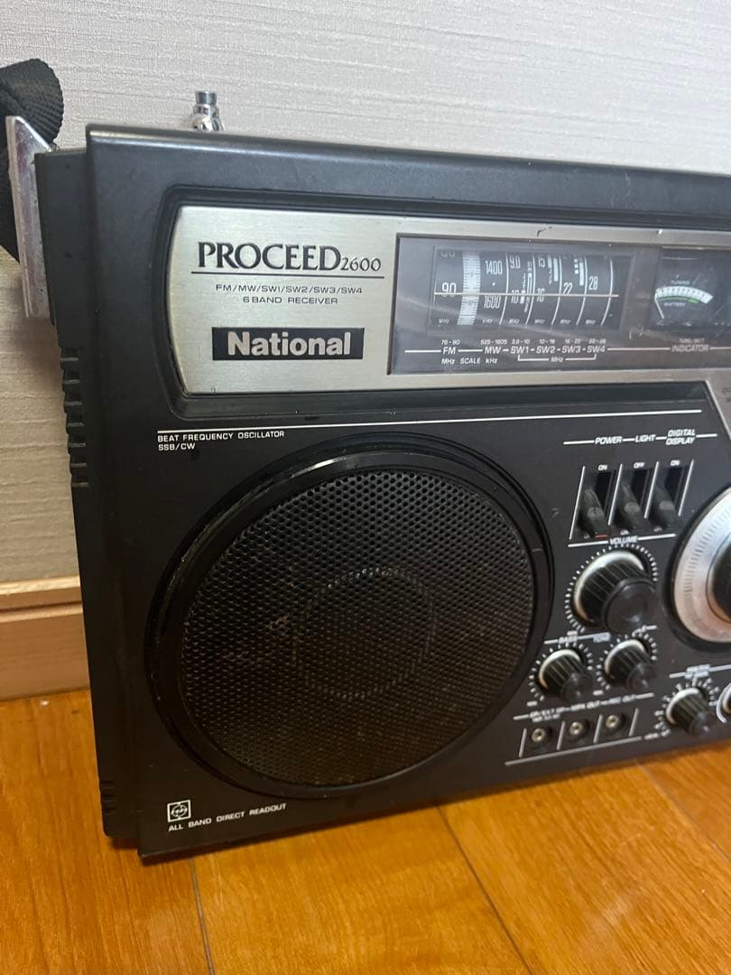レトロ national PROCEED2600 ラジオ 現状品 貴重品