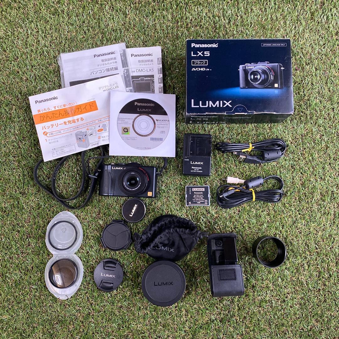 【完動・美品】Panasonic LUMIX LX5 ＋別売アクセサリー多数