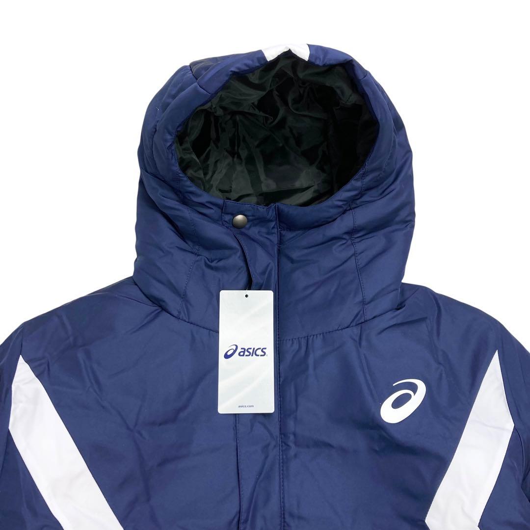 01M684◯ asics アシックス 新品未使用 中綿 ロング丈 ベンチコート