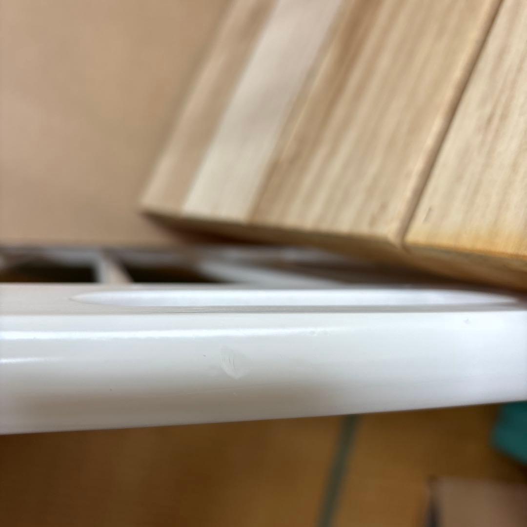 カトージ　木製ホワイトミニミニベビーベッド キャスター付き