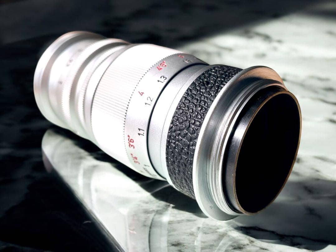 【OH済&ライカ&希少】エルマー90㎜　後期メートル/フィート併記型