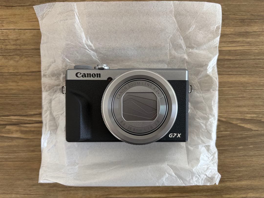 Canon PowerShot G7XMarkⅢ シルバー【シャッター数回のみ】