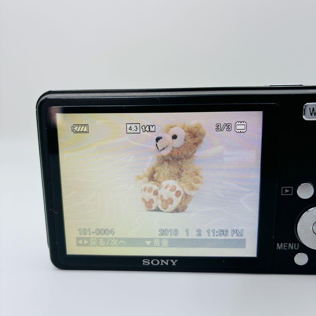 SONY CyberShot DSC-W350 デジカメ ブラック 充電器付き