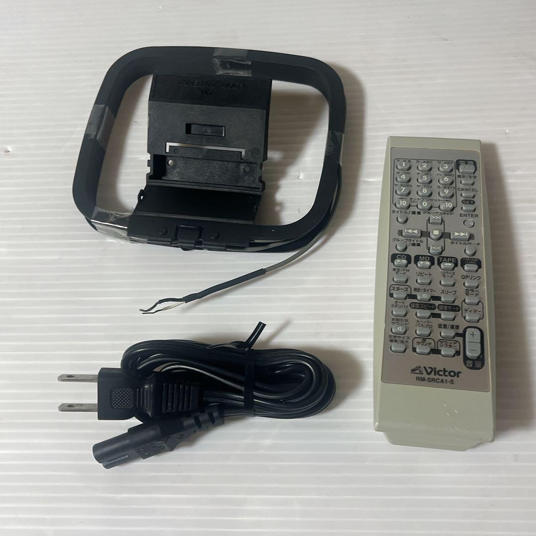 完動品　ビクター　クラビア　RC-A1 CD-MDポータブルシステム