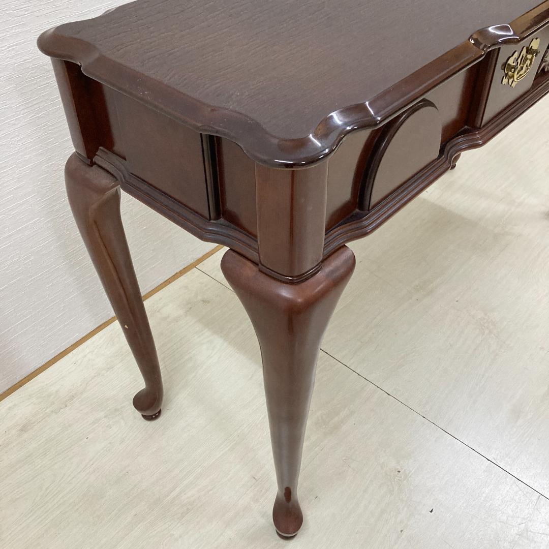 猫脚　コンソール　デスク　机　クラシック　アンティーク調