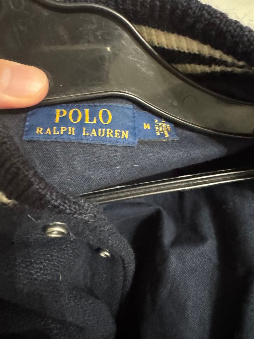 M*I様 ポロラルフローレン 希少! ヤンキース スタジャン Lネイビー 202