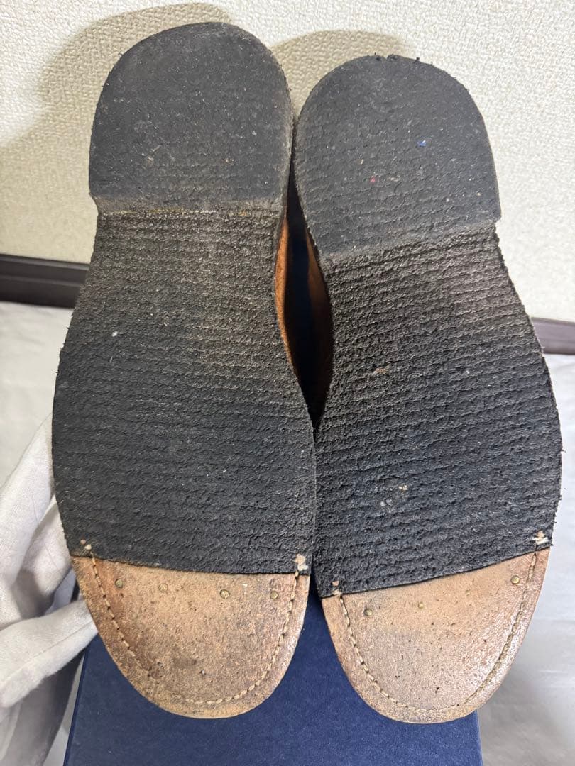 ALDEN オールデン 革靴 スウェード7.5 B/D 約25.5cm 箱 袋付