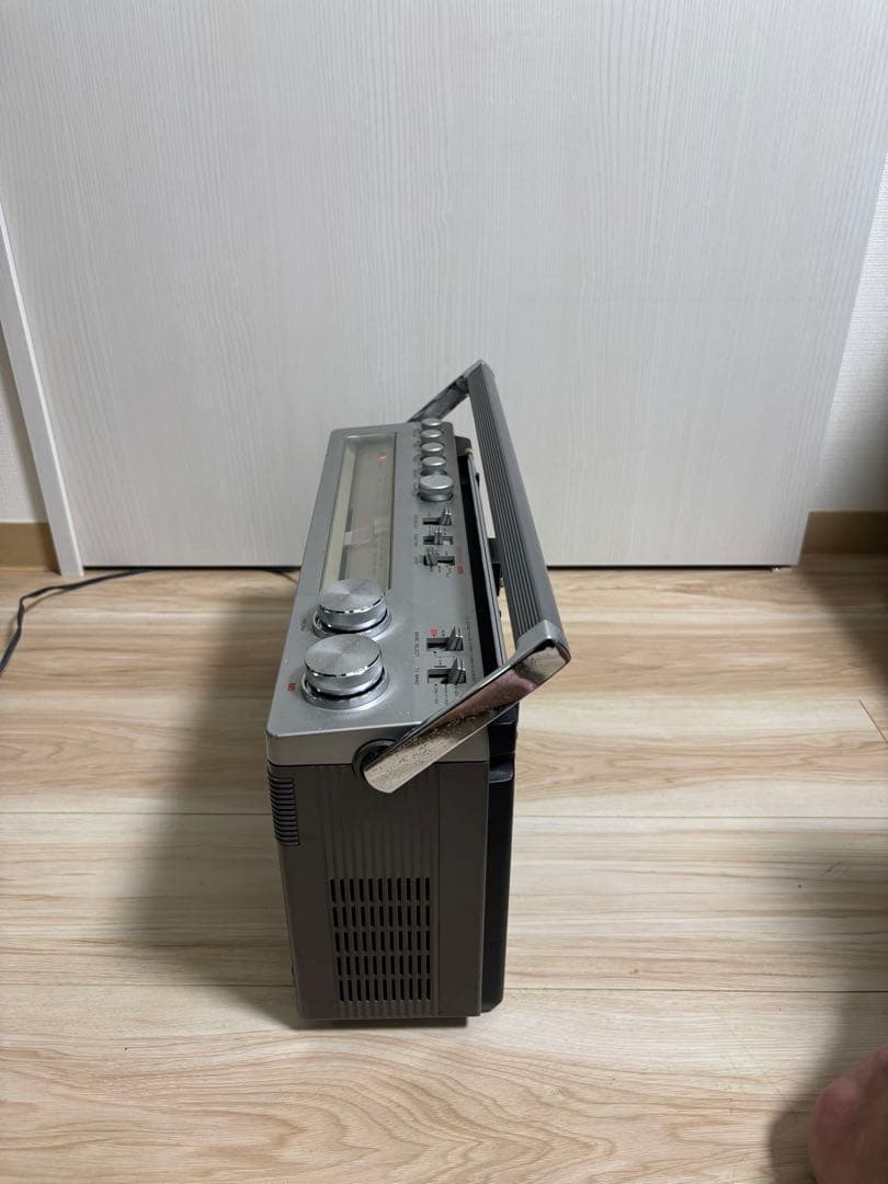 ZILBAR TV ラジカセ シルバー