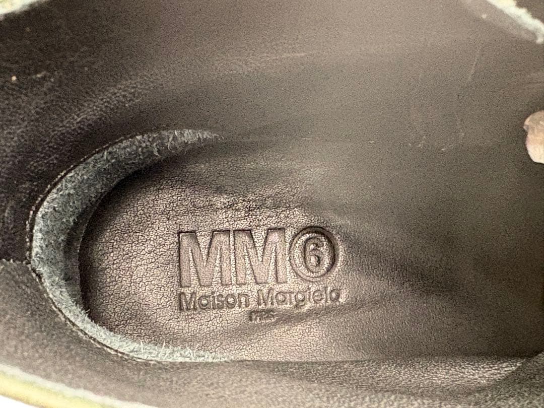 MM6 Maison Margiela レザー ショートブーツ