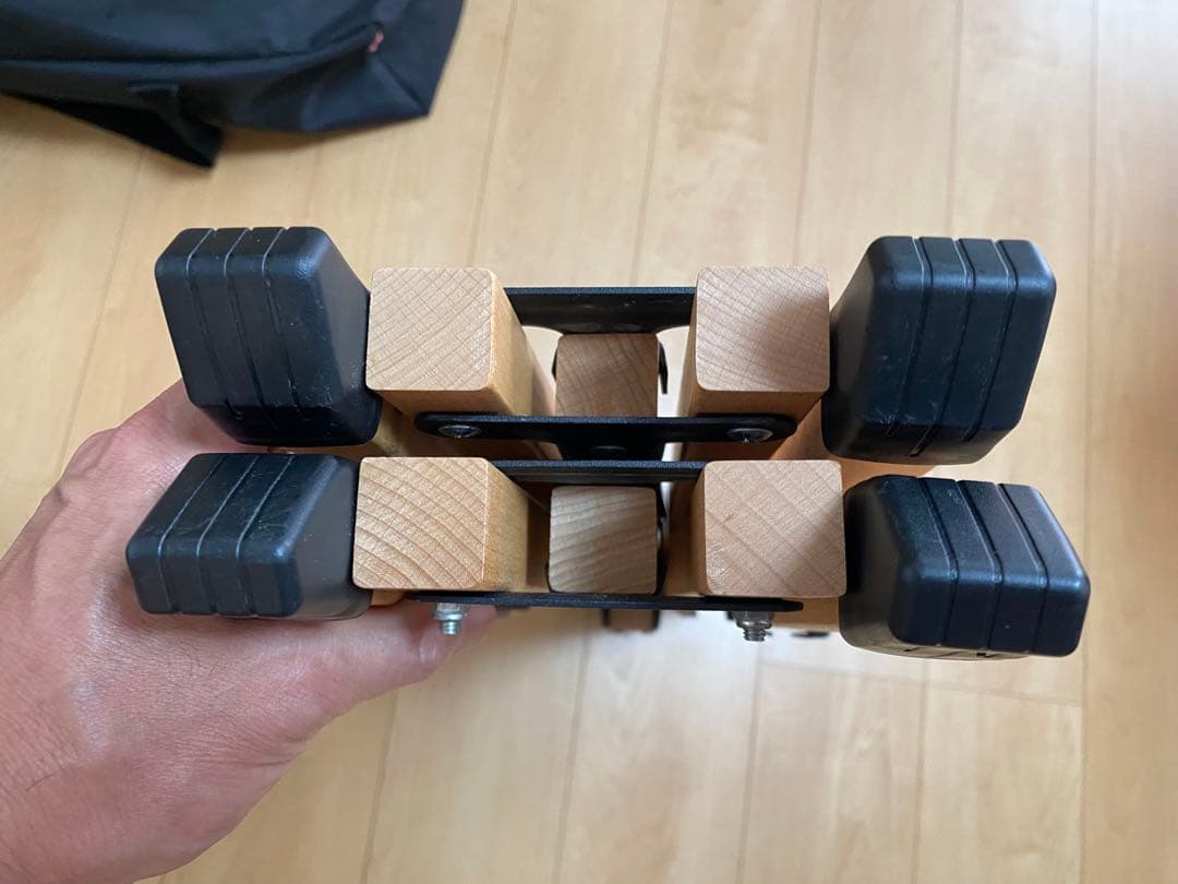 ハイランダー　ロールウッドテーブル120