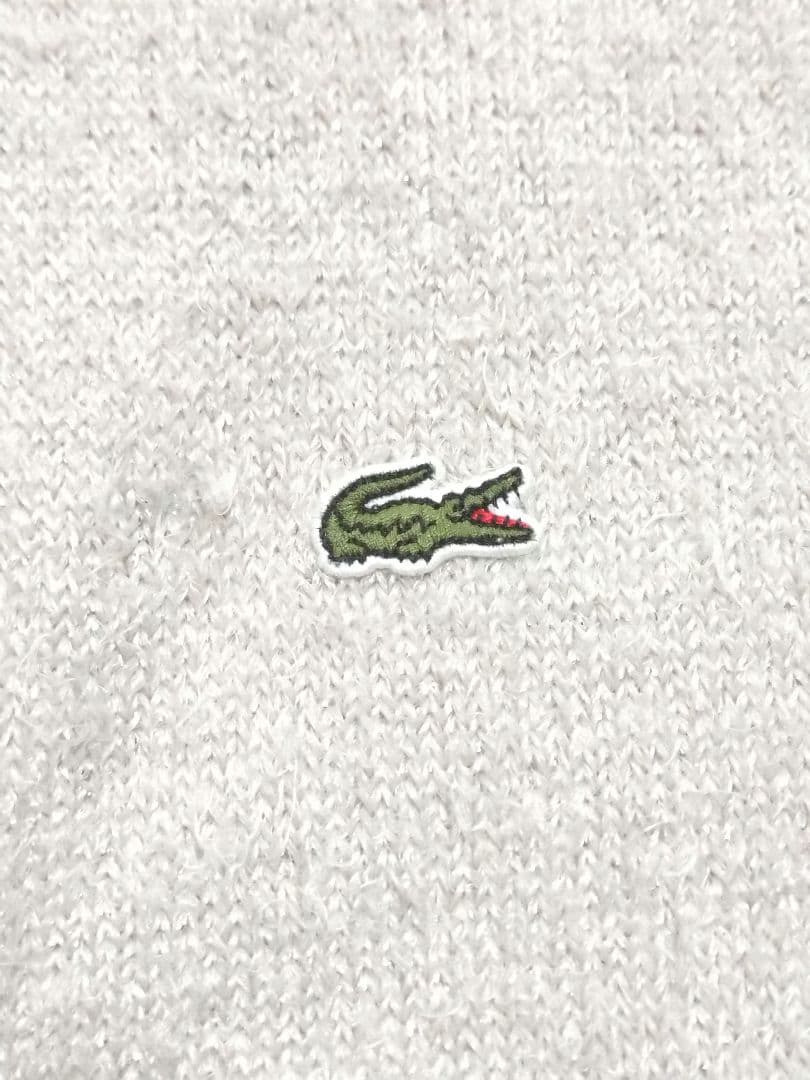 SNIDELスナイデル×LACOSTEラコステコラボ限定ラメニットカーディガン