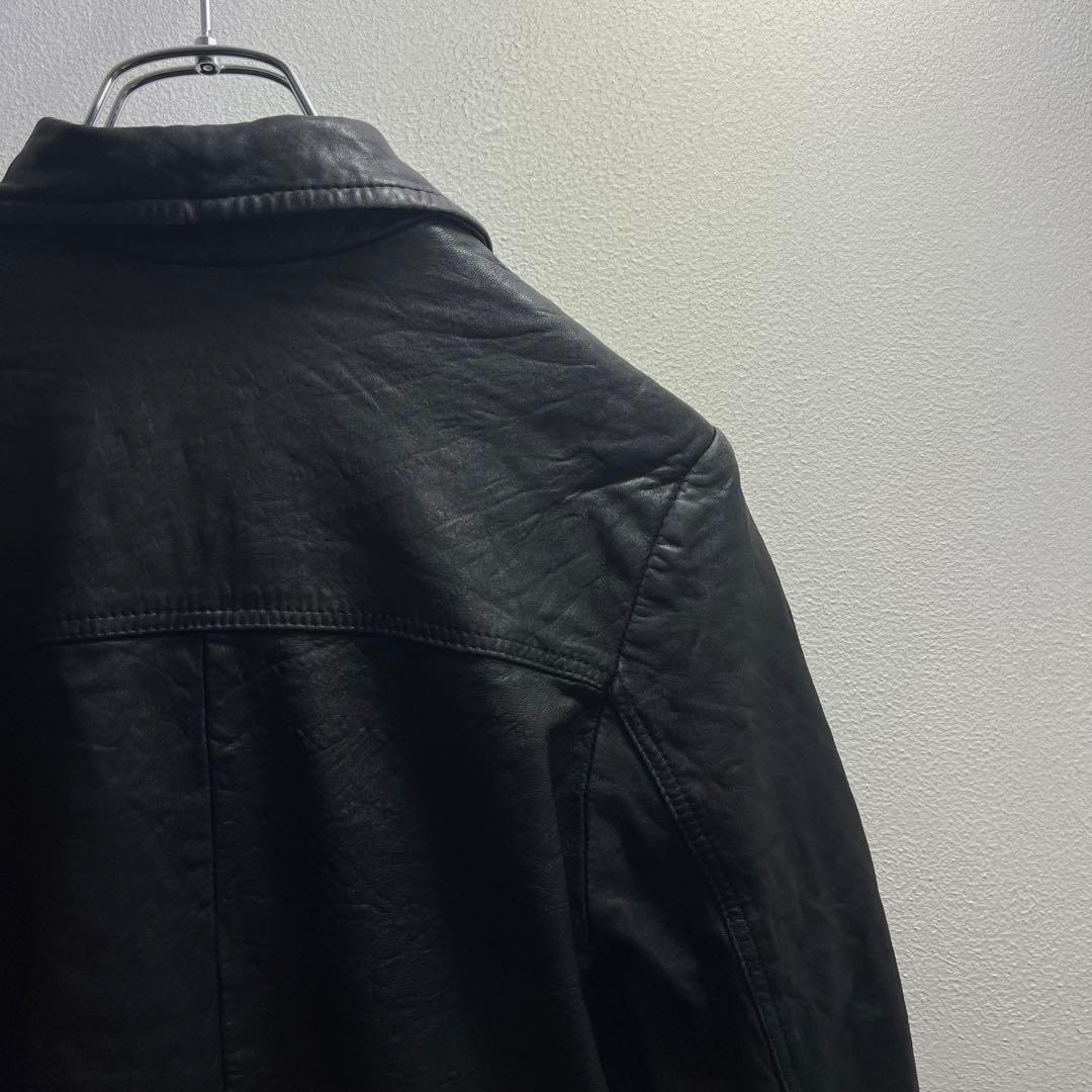 USA ヴィンテージ レザージャケット アメリカ ライダース ブルゾン ラム