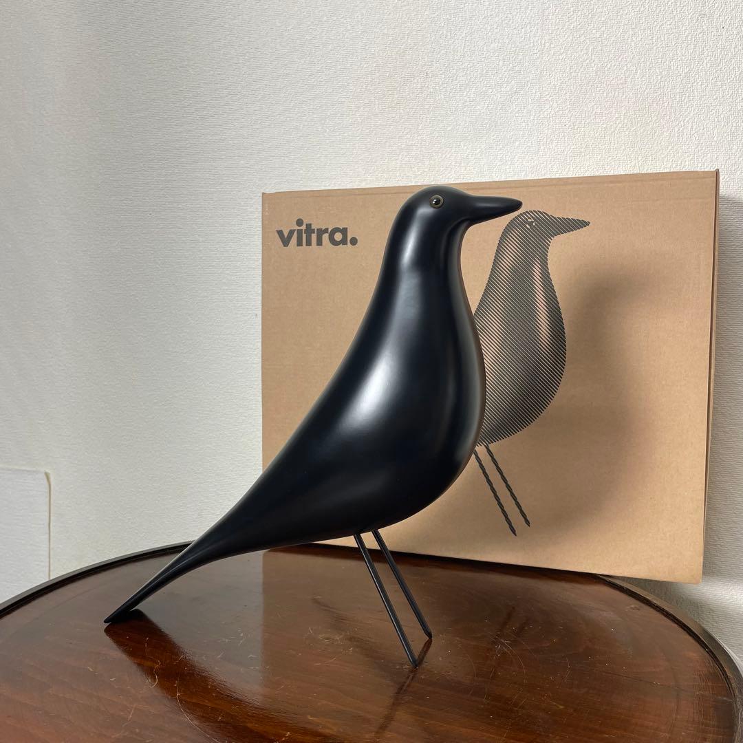 箱付き正規品《 vitra 》イームズ ハウスバード ブラック 置物 オブジェ