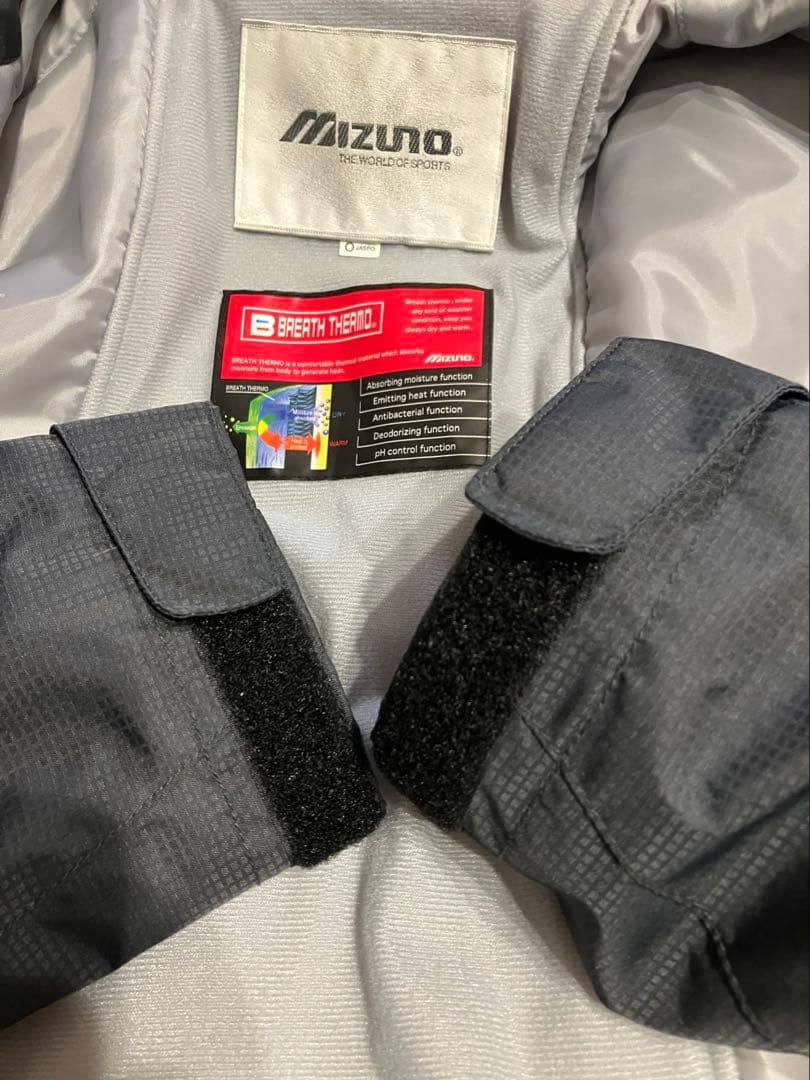 美品★ミズノ スキー スノボウェア ブレスサーモ O XL 2way パーカー