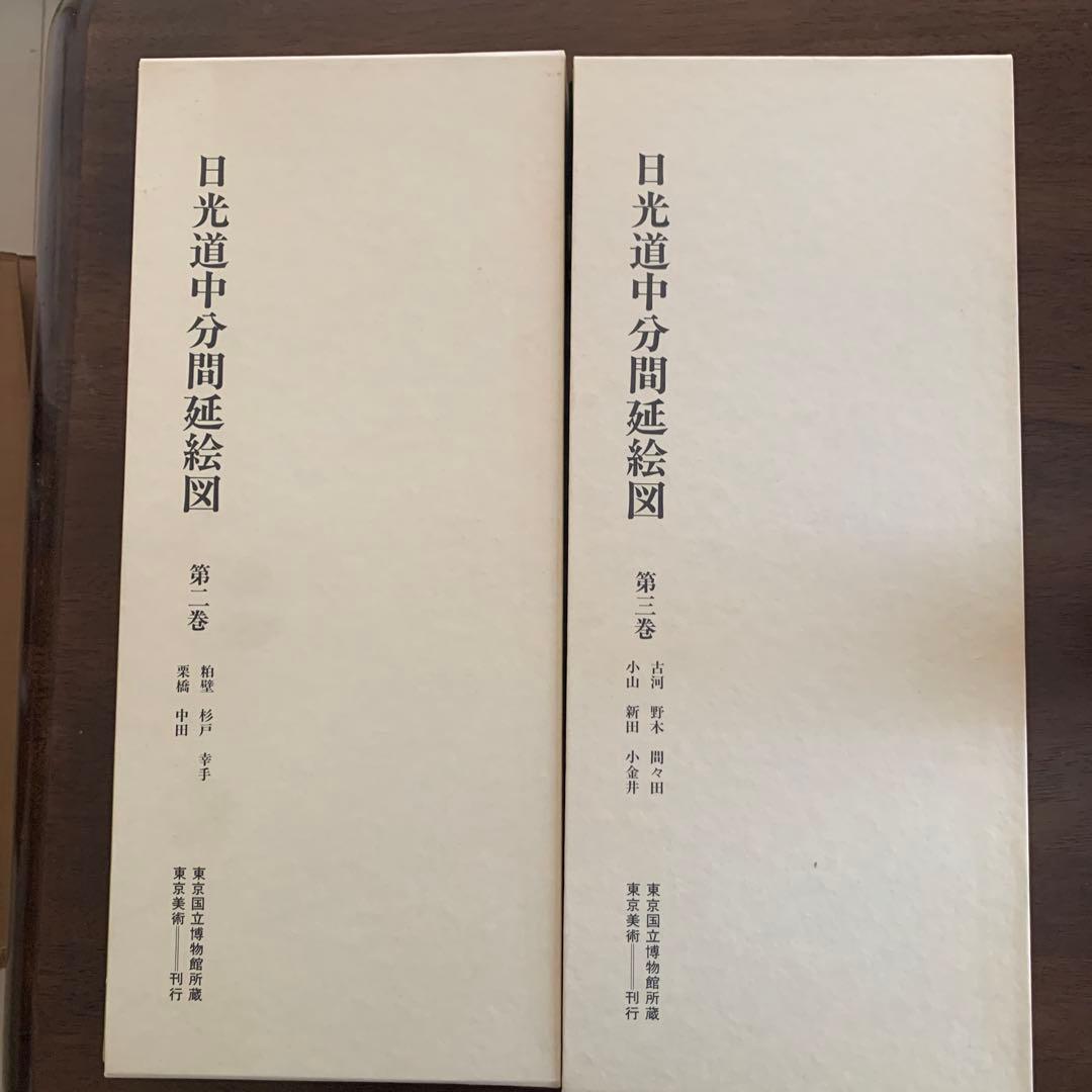 日光道中分間延絵図 第二、三巻