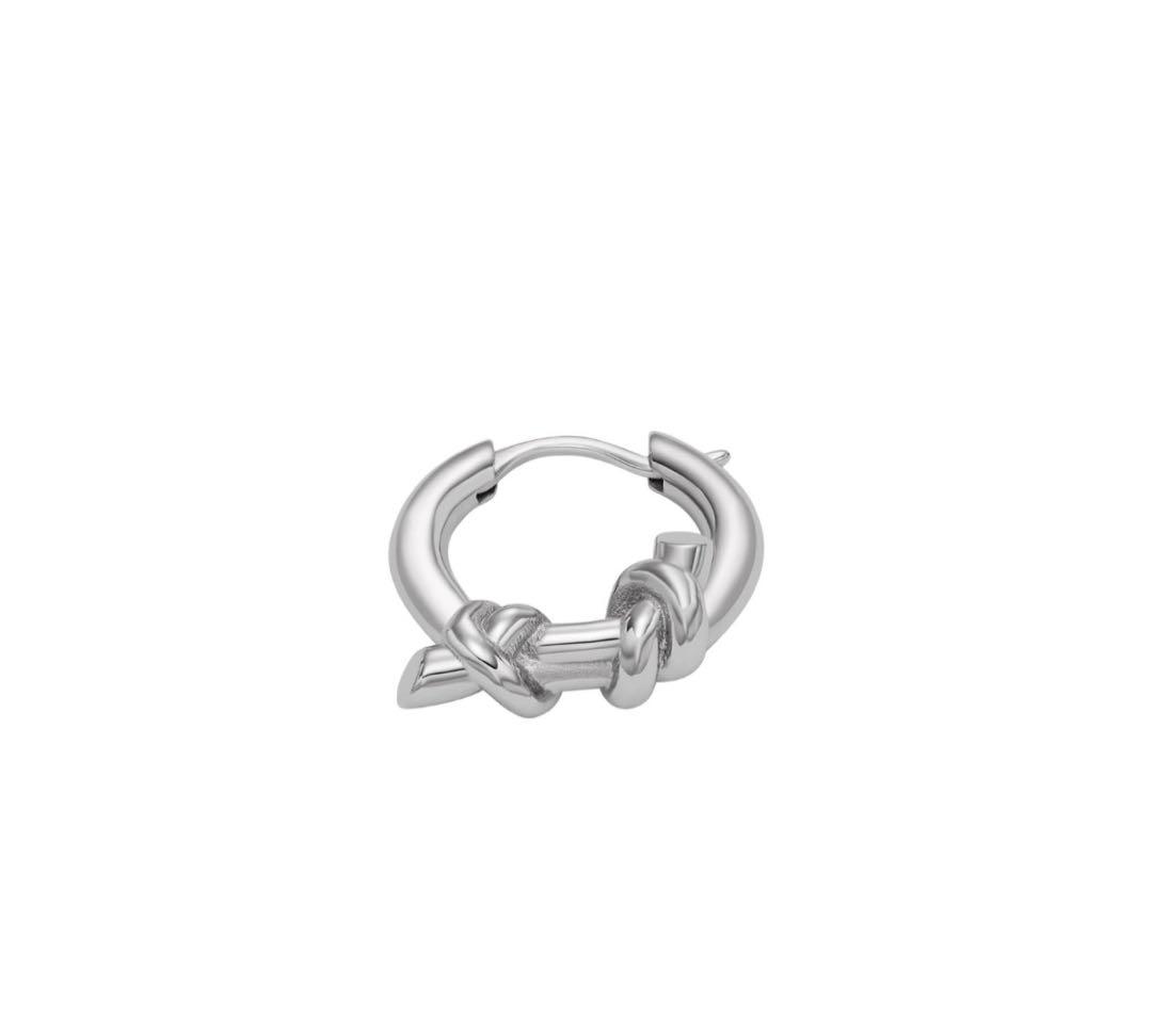 【新品】DIESEL ディーゼル ノットフープピアス 両耳2つセット
