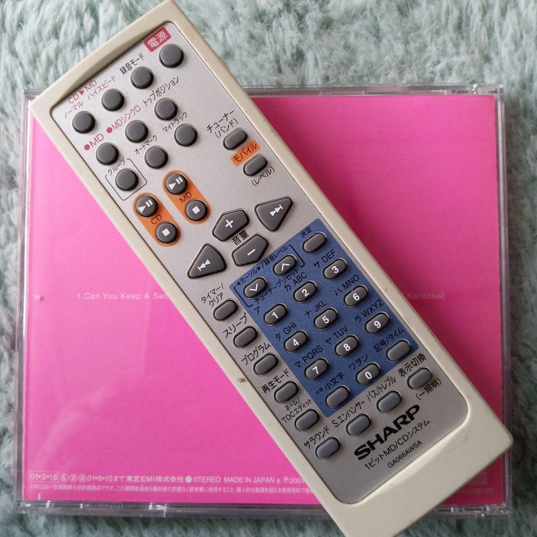 ♪CD/MDプレイヤー(SHARP)♪
